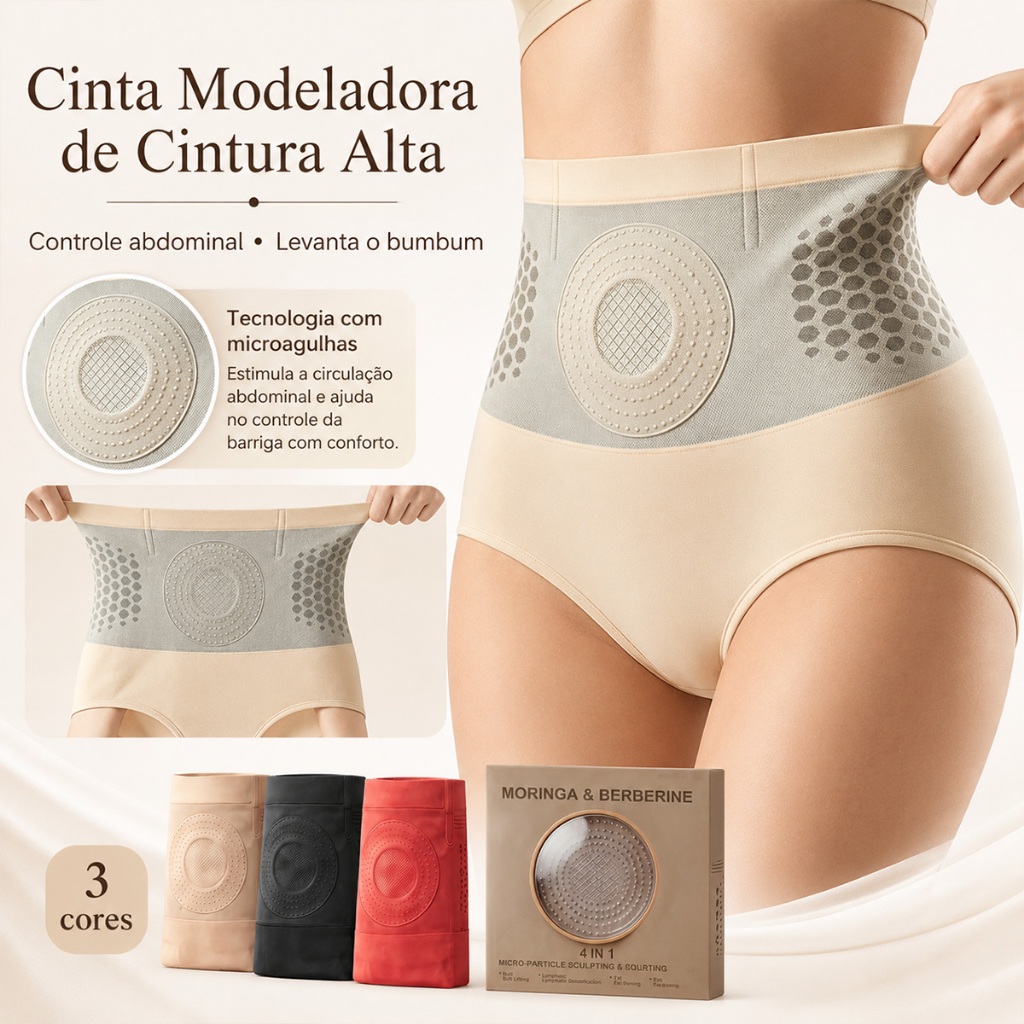 Calça Modeladora Cintura Alta com Design de Colmeia – Conforto Suave, Toque Aveludado na Pele, Respirável e Sem Costura