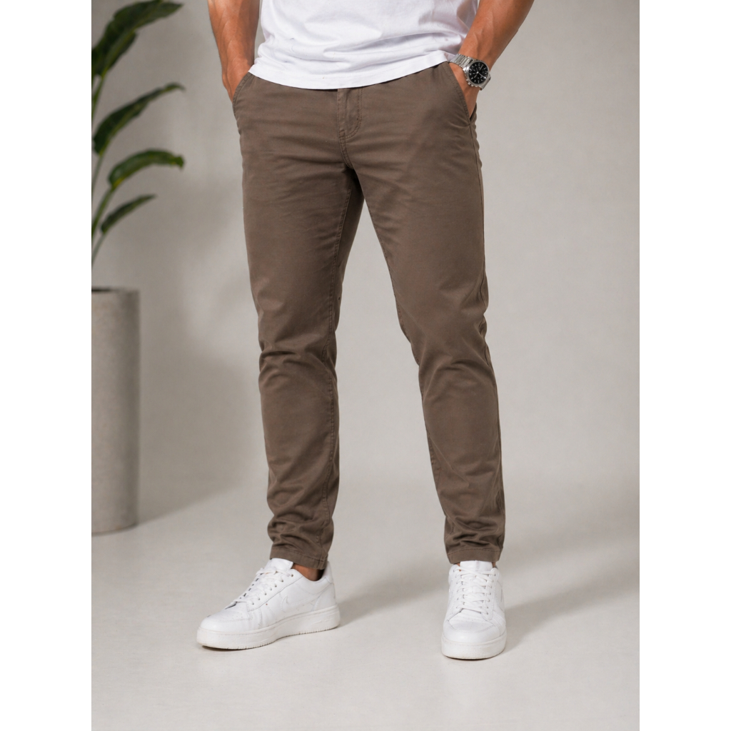 Calças Sarja Masculina Alfaiataria Esporte Fino Bolso Faca Bolso Embutido premium