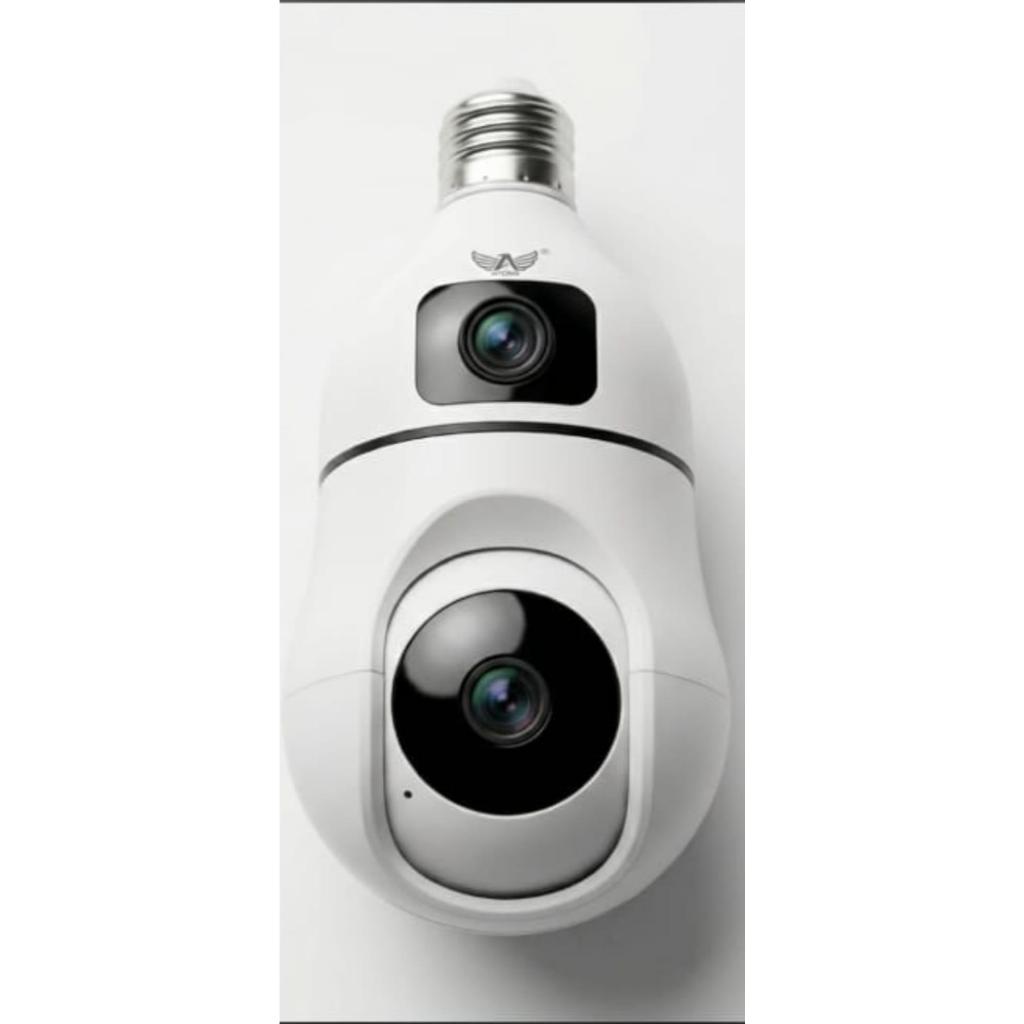 Câmera Lâmpada Espiã Wifi Giratória 360 Ltomex AL-S823 HD (60 ch) dupla lente