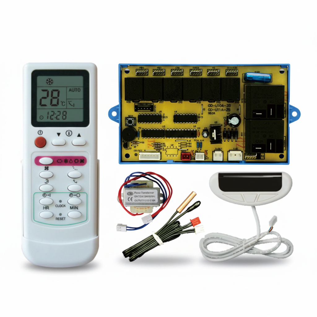 Kit Controle Com Placa Universal Ar Condicionado Split Piso/teto