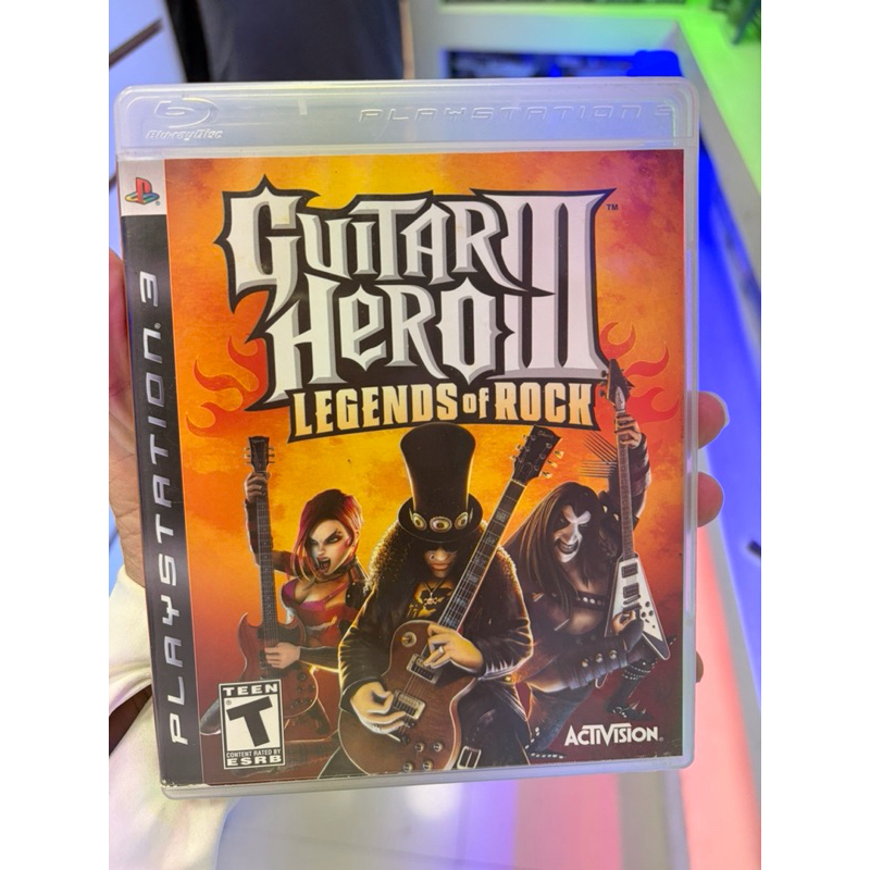 Jogo Guitar Hero III Legend of Rock P/ PS3