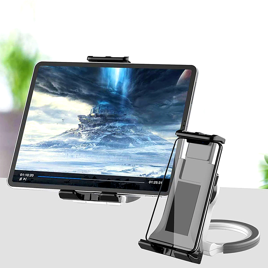 SUPORTE CELULAR OU TABLET PARA MESA OU PAREDE - 360 GRAUS