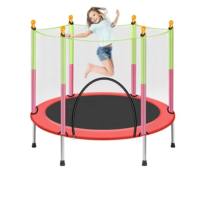 1.4m Cama Elástica Pula Pula Infantil Trampolim Classic Brincar Resistente Diversão Crianças