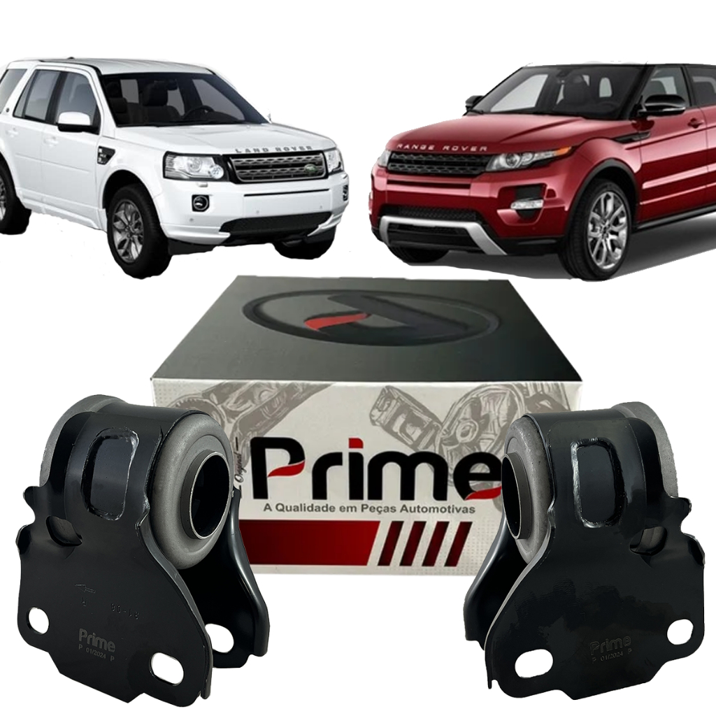 Kit Par Bucha da Bandeja Dianteira Ladro Esquerdo Direito Land Rover Freelander 2 Evoque 2012 À 2018