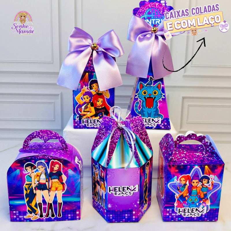 Kit Lembrancinha Guerreiras do Kpop/ Huntrix/ lembrancinhas