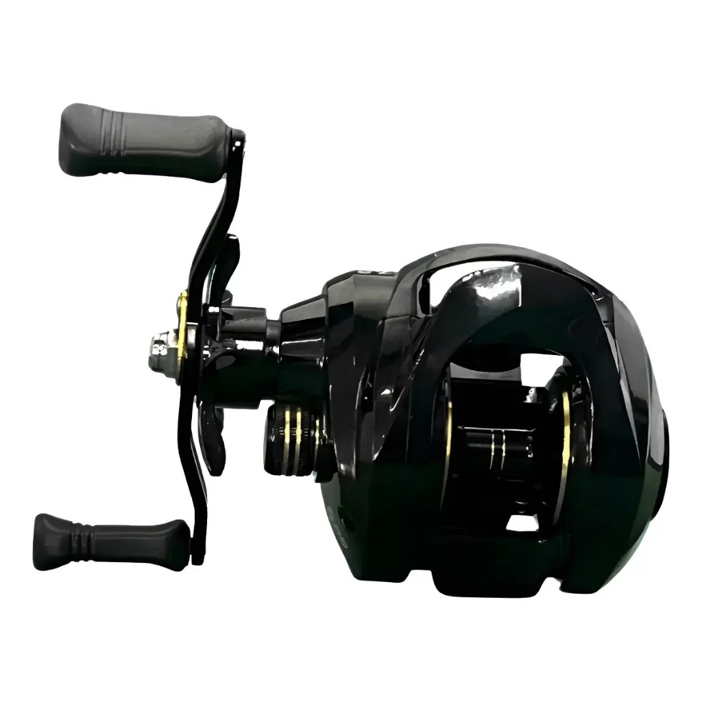 Carretilha Maruri Super Cw 7.2:1 Drag De 9k Aviso Sonoro Cor Preto