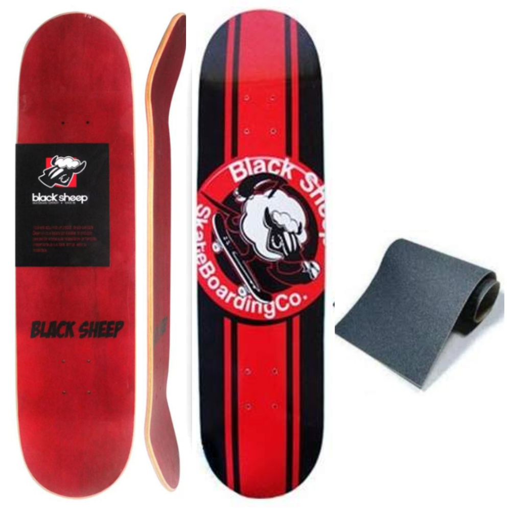 Shape Skate Black Sheep 8.0 Marfim Qualidade + Lixa