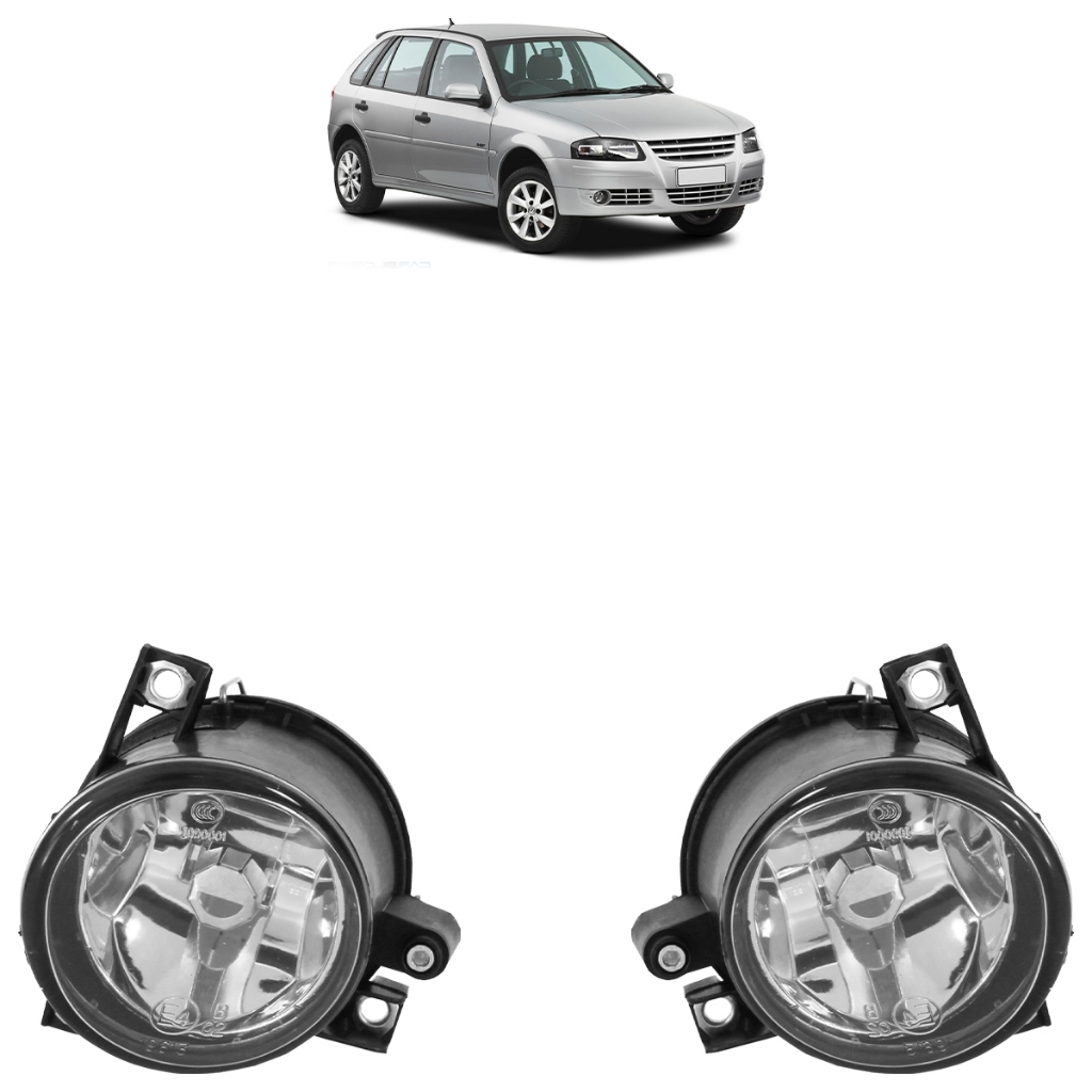 Par Farol Milha Auxiliar Gol G4 2006 2007 2008 2009 2010 2011 2012 2013 2014 Len