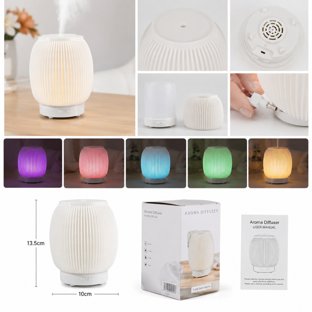Luz Noturna Umidificador Mini Umidificador Ornamento De Aroma Umidificador aromaterapia