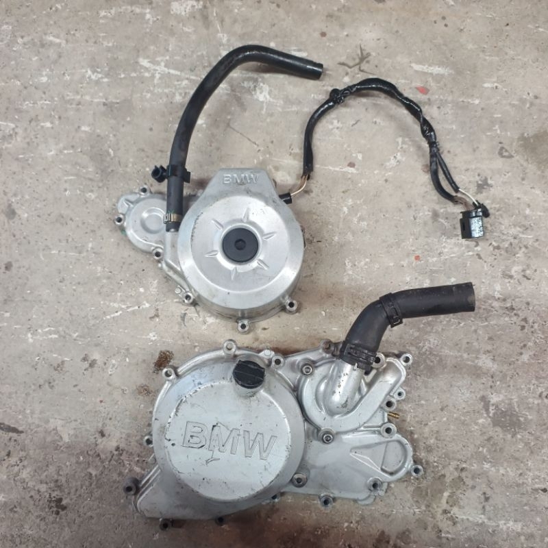 tampa embreagem+ tampa estator com estator 5 fios original BMW 310 2017/2020