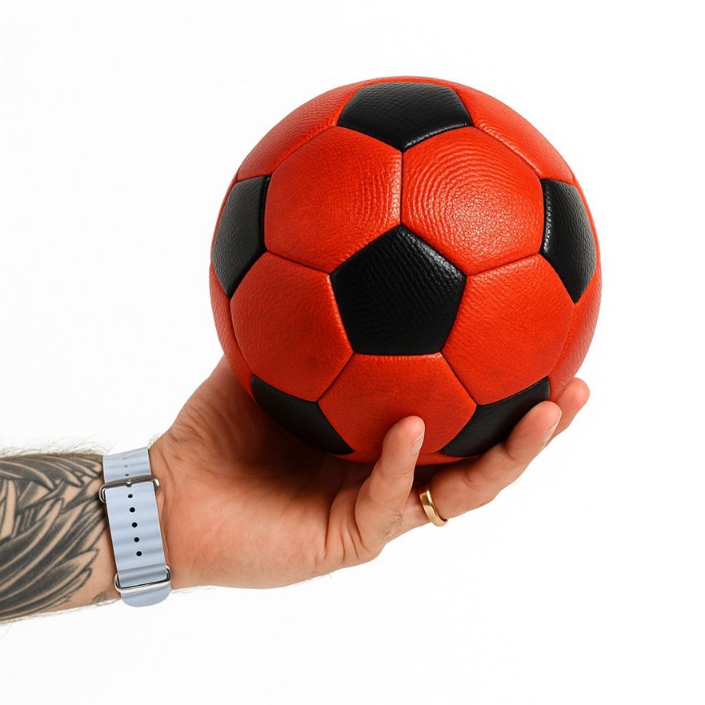 Mini Bolas de Futebol e Vôlei  N°3 - Couro Sintético Costurada Coloridas, ENVIAMOS CHEIA