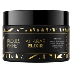 Máscara Tratamento Hidratação Jacques Janine Al Arab Elixir Nutrição Brilho 240g — Blend de Óleos