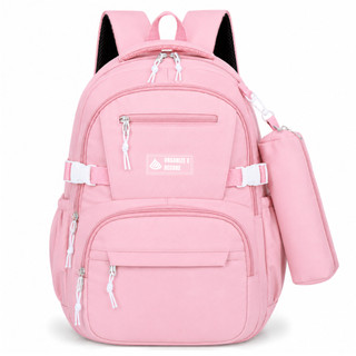 Kit Mochila Escolar Feminina + Estojo Impermeável Bolsa Grande Reforçada Notebook Trabalho Escola Passeio Volta As Aulas