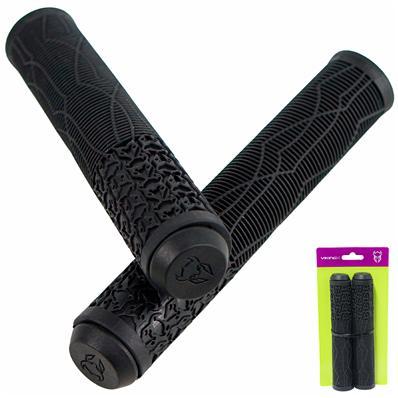 Manopla bike VikingX Preta bmx 160mm punho luva bicicleta grau