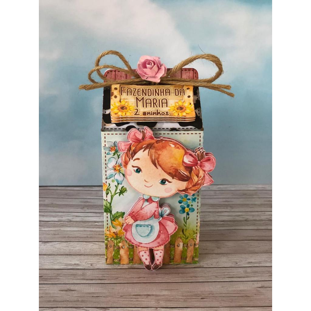 PEGUE E MONTE PERSONALIZADOS FAZENDINHA MENINA AQUARELADO PARA FESTA INFANTIL