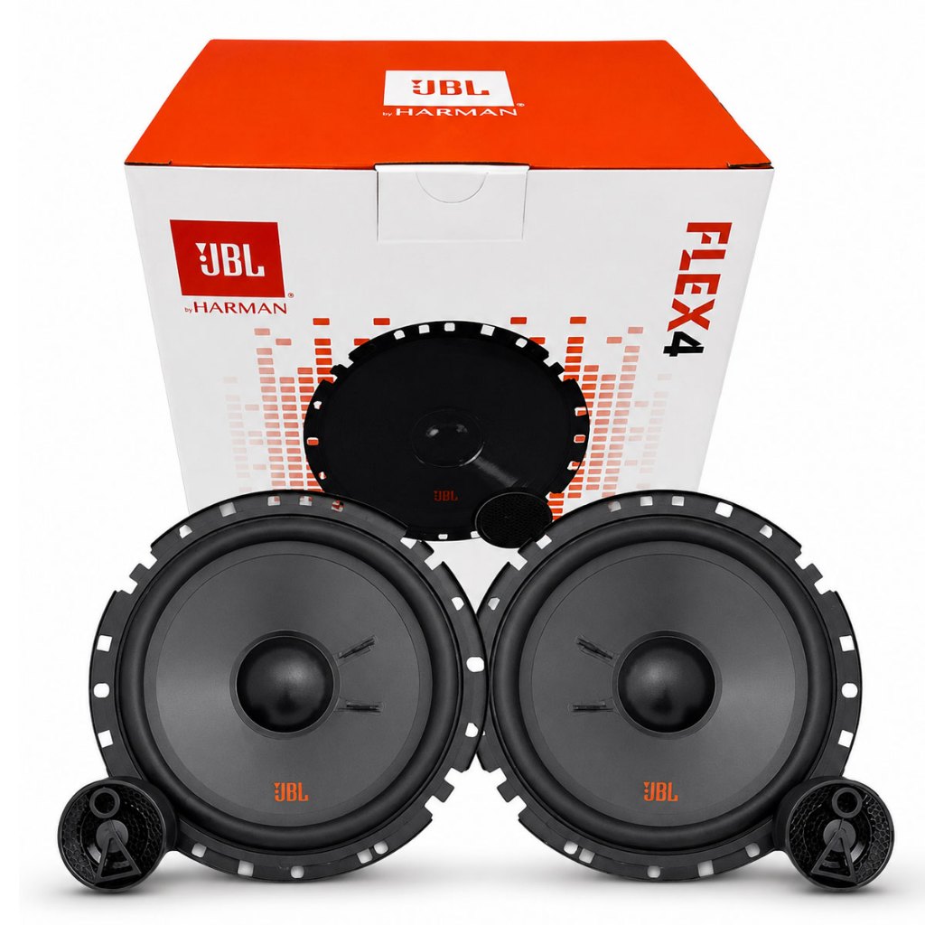 Kit Duas Vias 6 Polegadas Alto Falantes Jbl Flex 4 110w Rms
