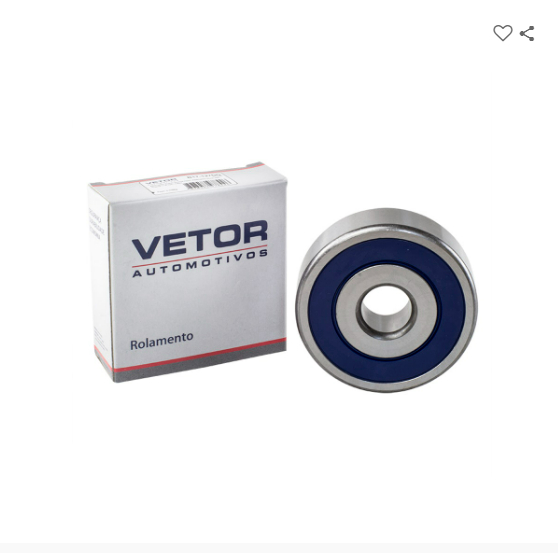 Rolamento do alternador Scania P114  P124 CA 360 1997 ATÉ 2006 B17-127DG VTO