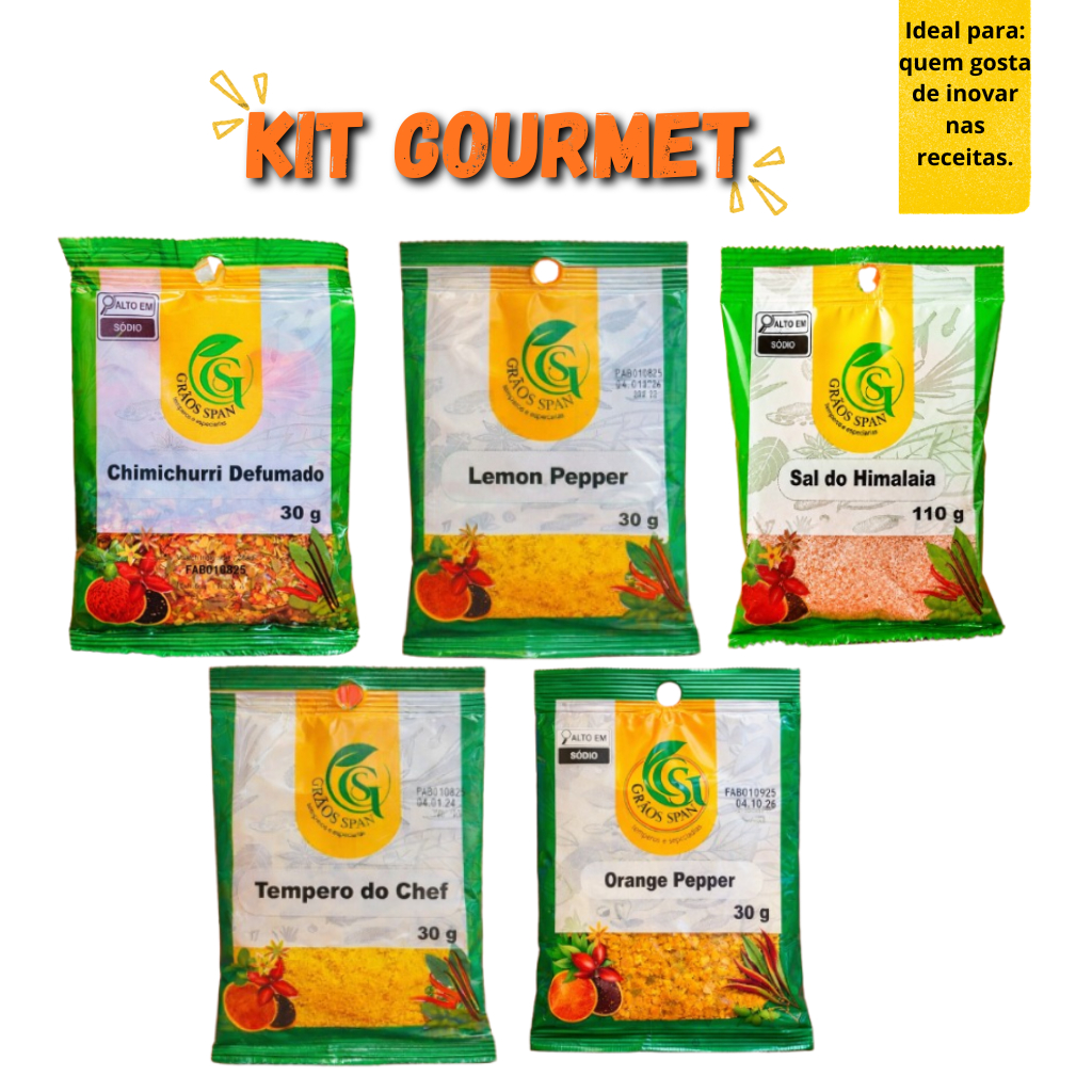 KIT GOURMET – Transforme Receitas Simples em Pratos Sofisticados