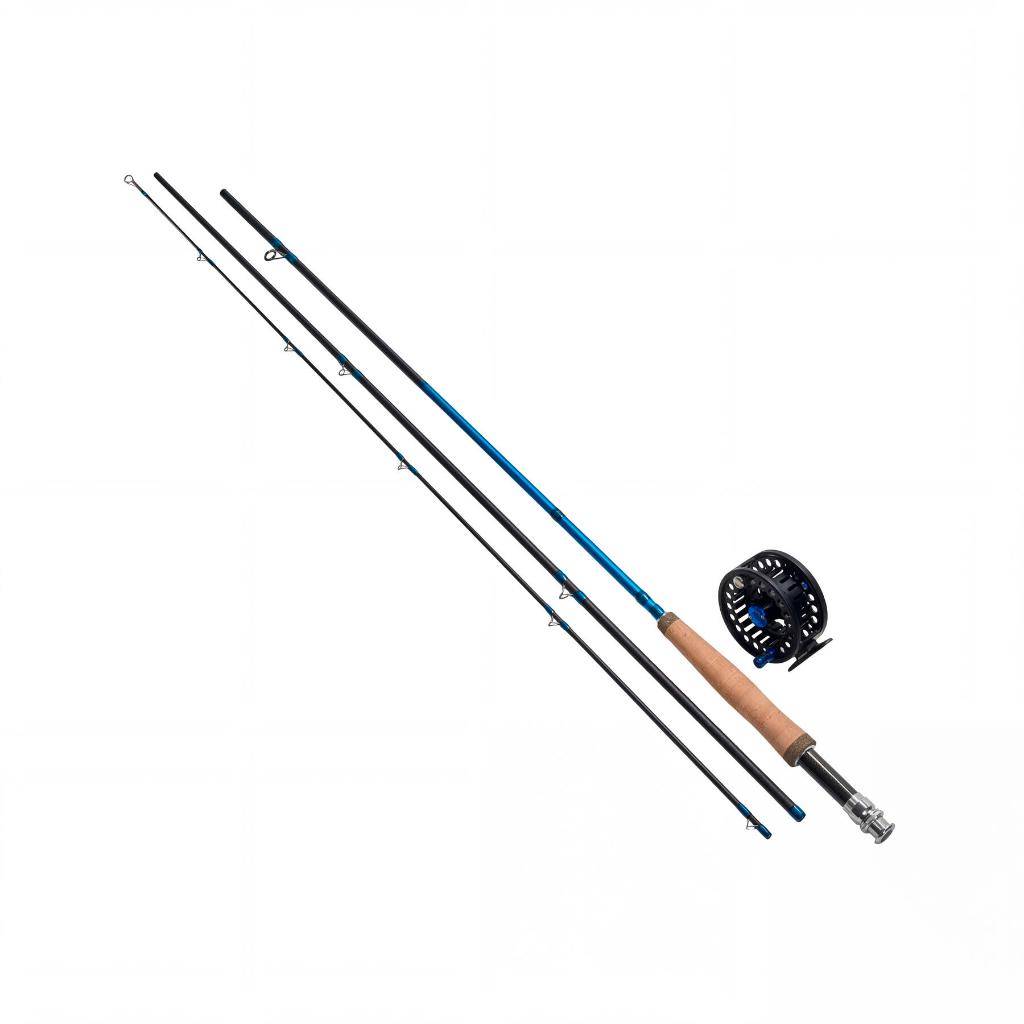 Kit Fly Fishing Eagle Claw FLP-805C Completo Pesca Mosca Profissional