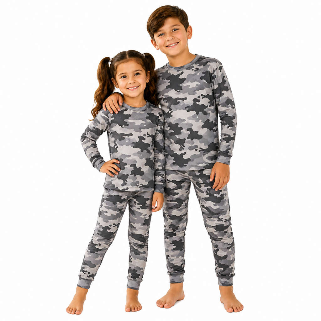 Conjunto Infantil Térmico Segunda Pele Kids Juvenil Frio Inverno Proteção Solar Criança