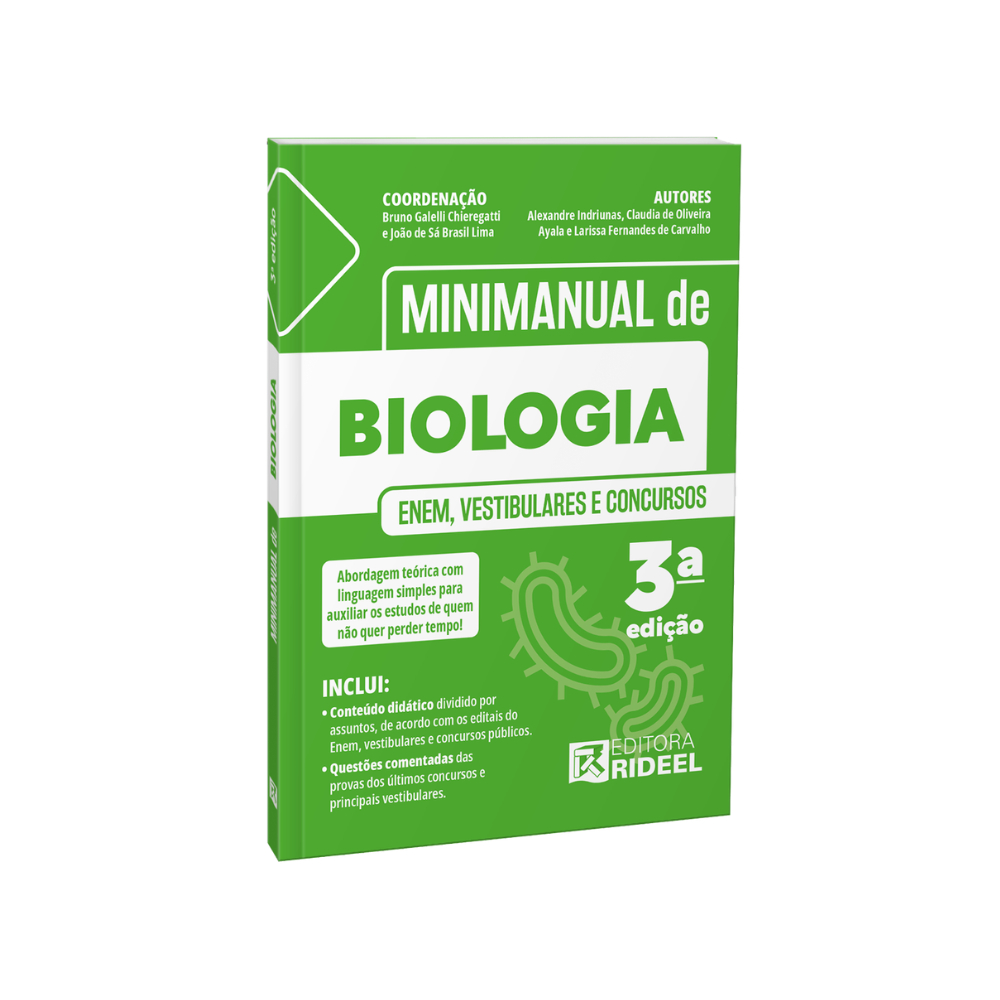 Minimanual de Biologia - Enem, vestibulares e concursos