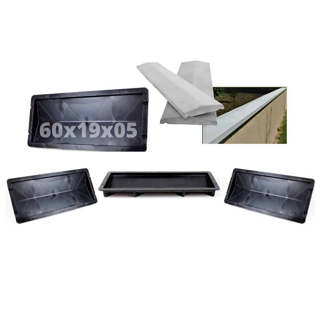Gme Formas Pingadeiras 10und 60x19x5 Forma P/ Concreto Firmes Peças Grandes Com Alto rendimento DIY