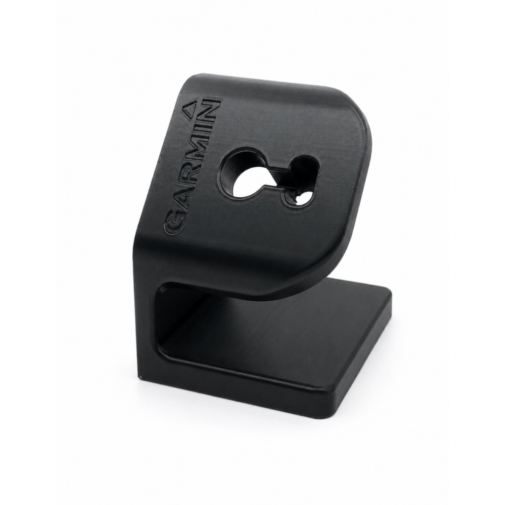 Suporte Para Carregador Relógio Garmin Organizador De Mesa Preto ou Branco Material Resistente