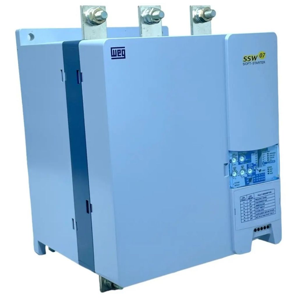 Chave de Partida Soft-Starter WEG SSW07 365A 150cv 220/ 250cv 380v cód 11043369