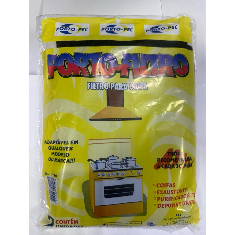 Imagem Kit 2 filtro depurador de ar cozinha, fogão, exaustor e coifas Suggar Gordura