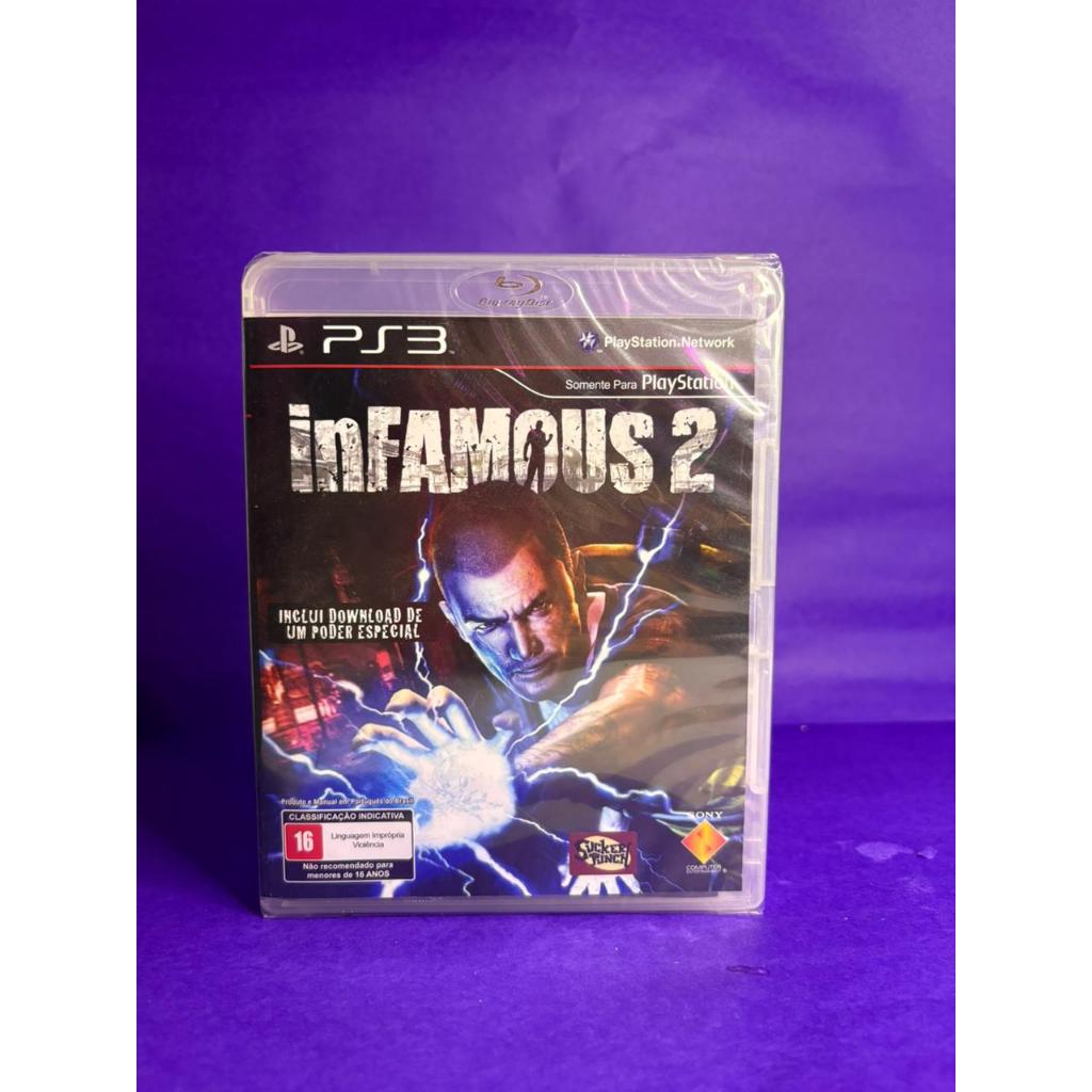 INFAMOUS 2 PS3 MIDIA FISICA NOVO LACRADO
