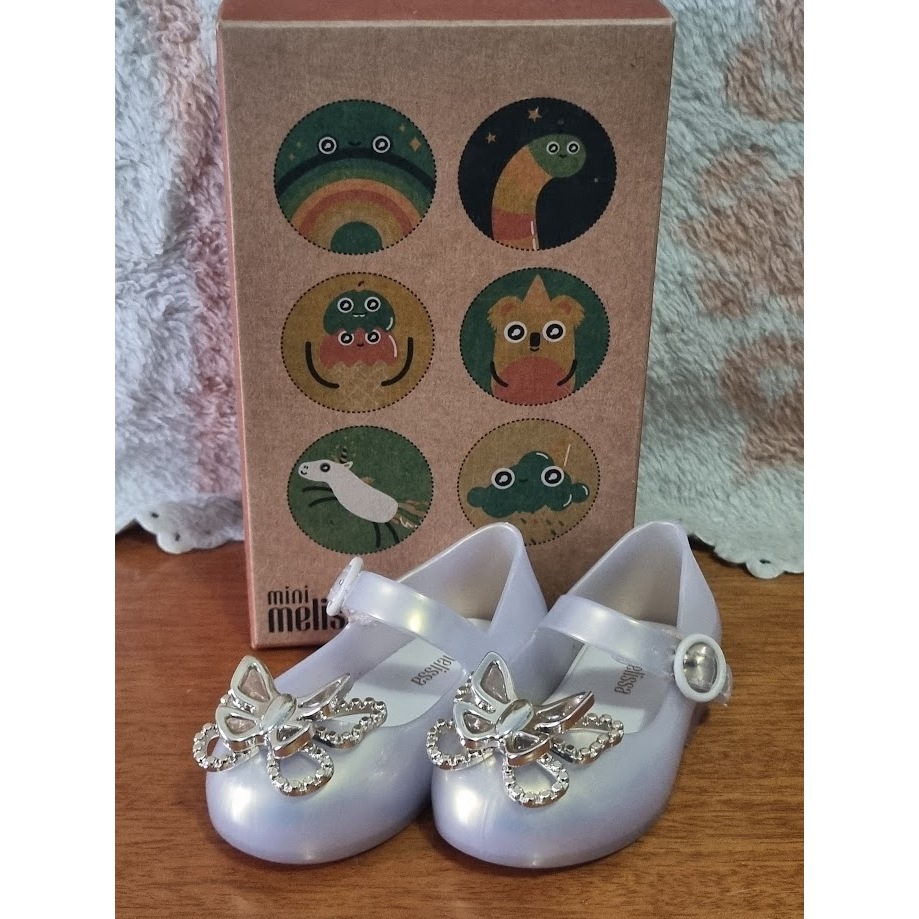 Sapatilha Infantil Mini Melissa Baby Sweet Love Fly Menina nova original