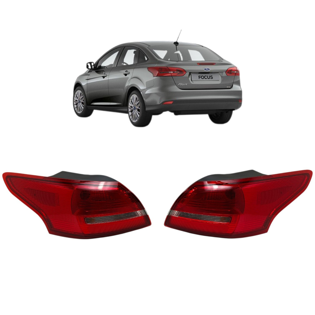 Lanterna Traseira Focus Sedan 2016 2017 2018 Canto