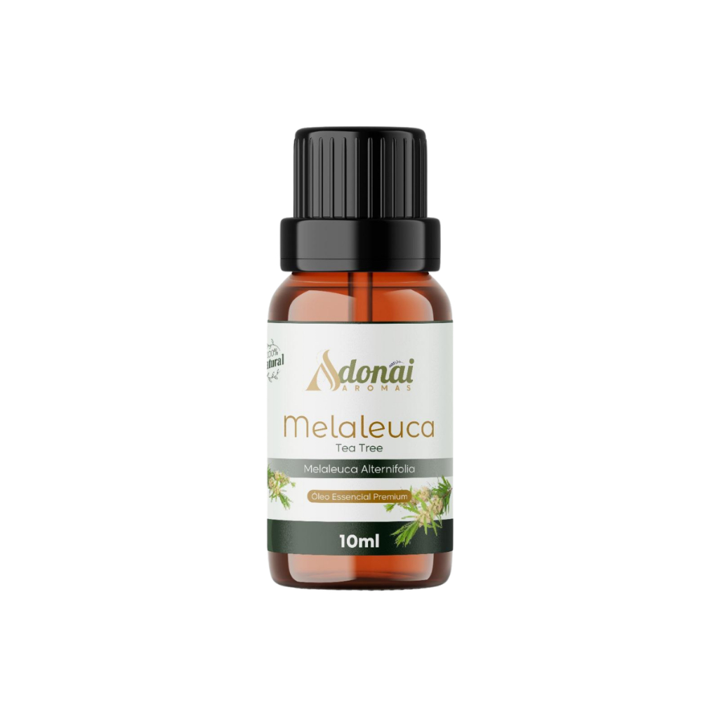 KIt 2 Óleo Essencial Melaleuca Tea Tree 10ml Antiacne Antibacteriano Natural Limpeza de Pele Aromaterapia