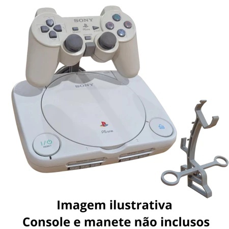 Suporte Expositor para Consoles Playstation 1 PS1 PSone  P1S Fat PS2 SuperNintendo SegaGenesis