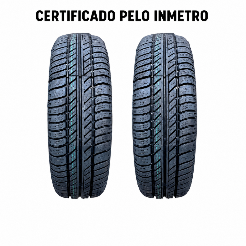 Kit 2 Pneus 175/70R14 Remoldado Aro 14 - PMB