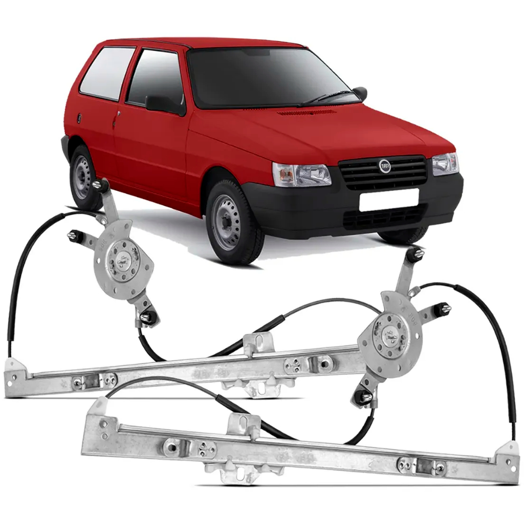 Par Máquina Vidro Elétrica Uno 2 Portas 1984 85 86 87 A 2010