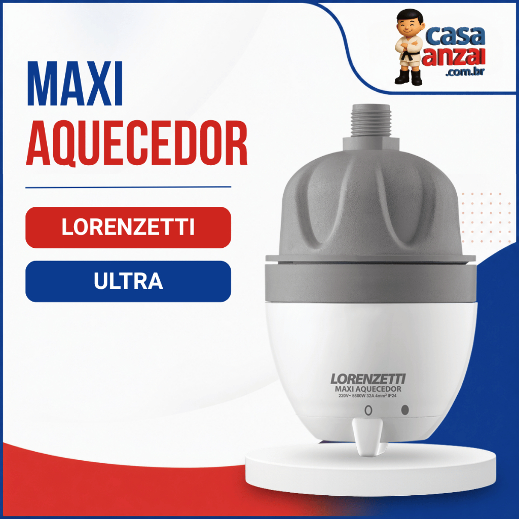 Aquecedor Maxi Ultra Lorenzetti Para Água Quente