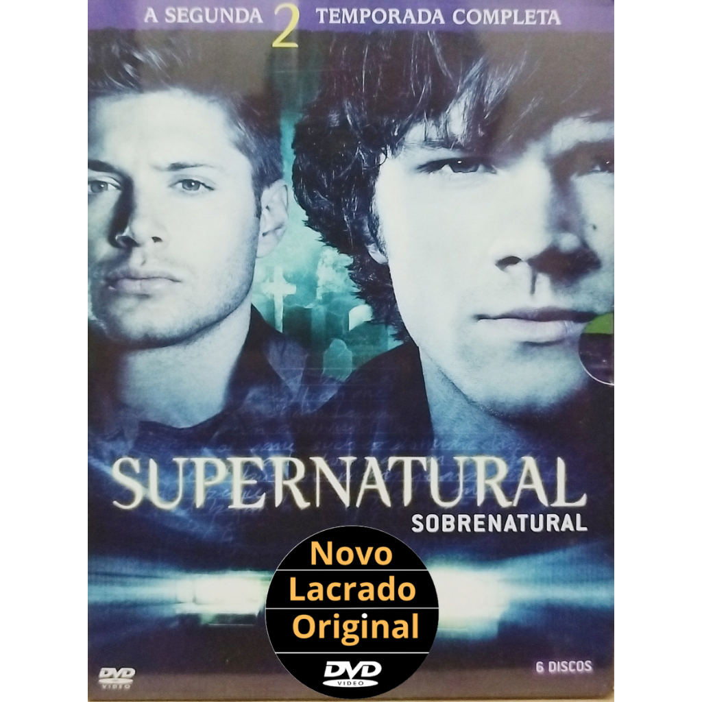 Box DVD  Supernatural – 2ª Temporada! Novo e Lacrado