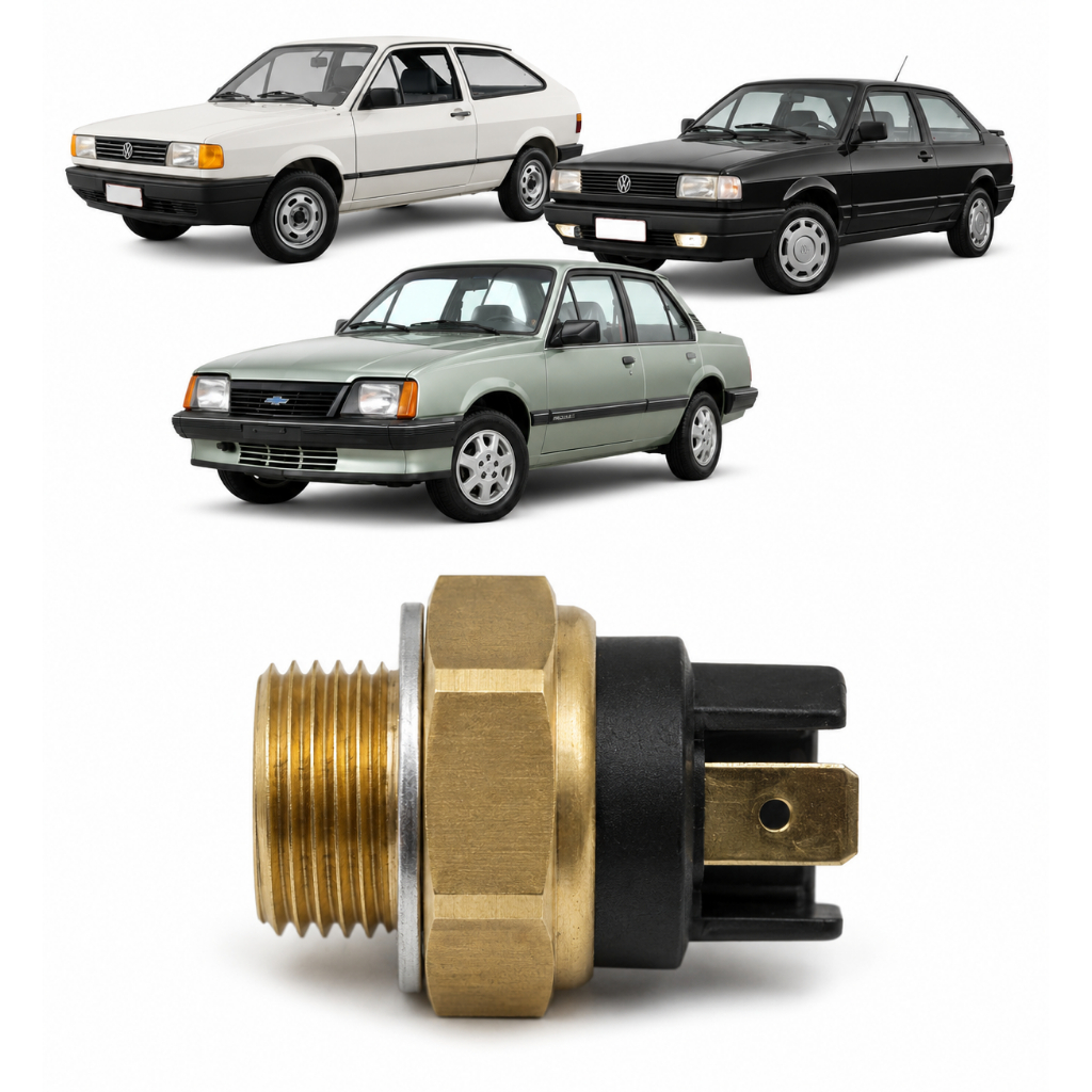 Sensor De Ativação Do Ventilador Do Radiador Chevette Kadett Monza Opala Parati Saveiro
