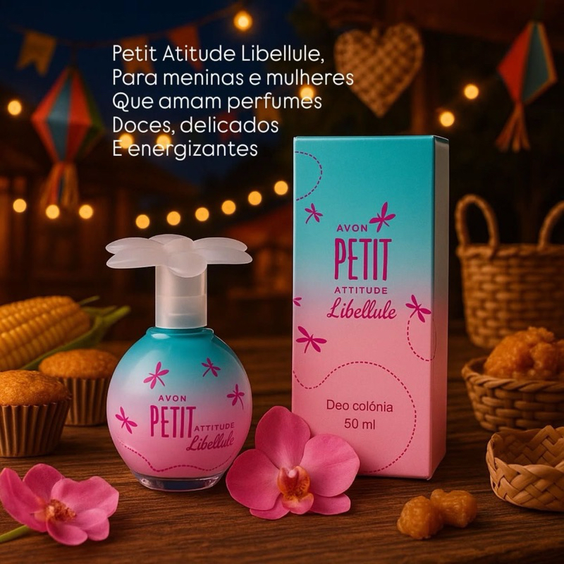 Perfume Avon Petit Attitude Libellule Deo Colônia Feminino 50ml - Doce e Delicado