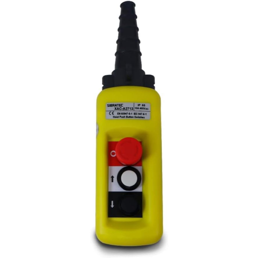 Botoeira Industrial Talha Xac-a2713 2 Botões+emergência