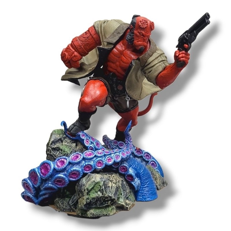 Figura de Ação, Hellboy Diorama, 39cm, Action Figure.