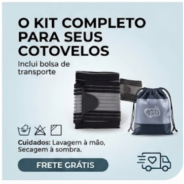 Protetor De Cotovelo Regulável Para Tendinite Epicondilite E Treino