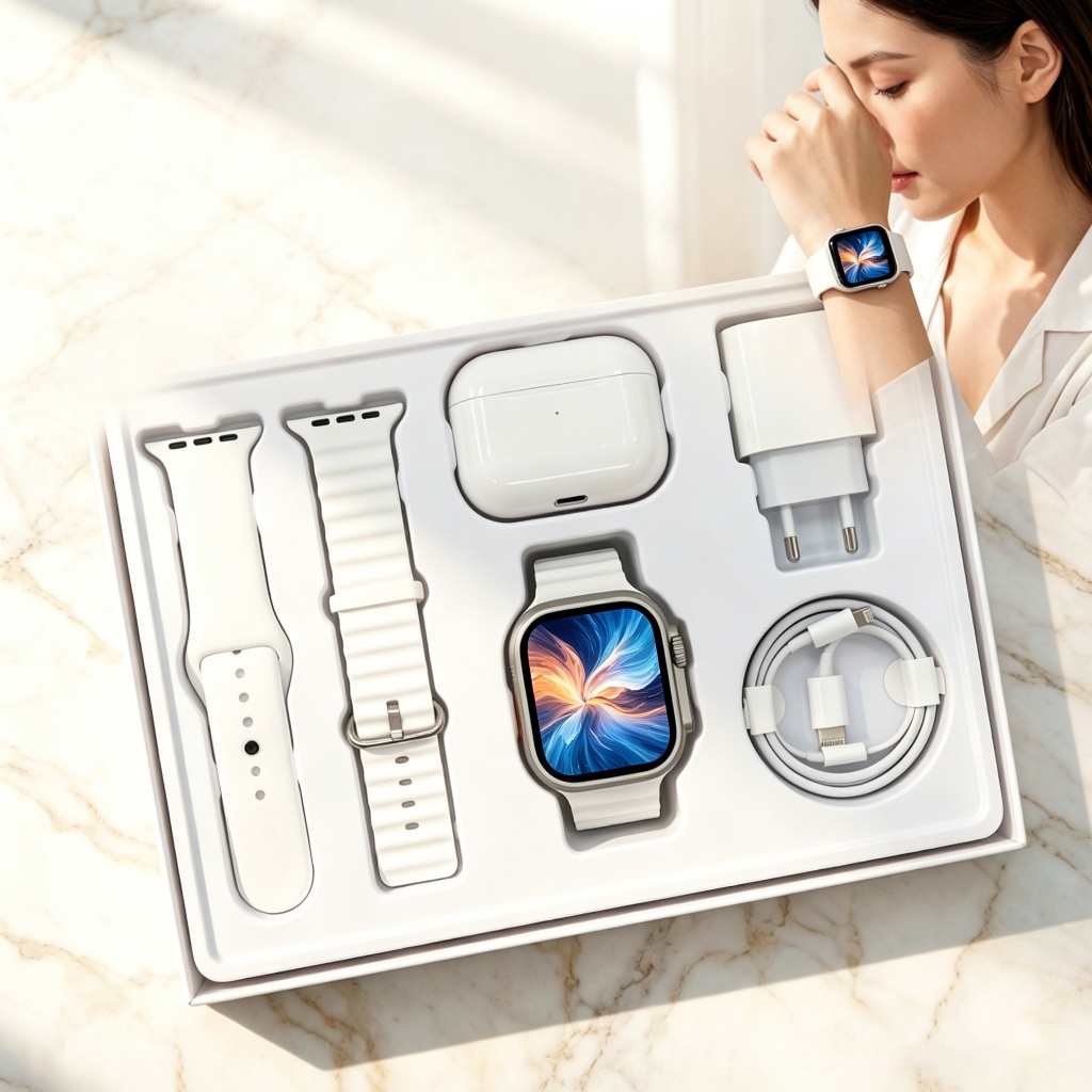 Smartwatch 2026 Novo X8 7 em 1 I15 TWS Relógio Inteligente Chamada Bluetooth Compatível Android IOS Pronta Entrega