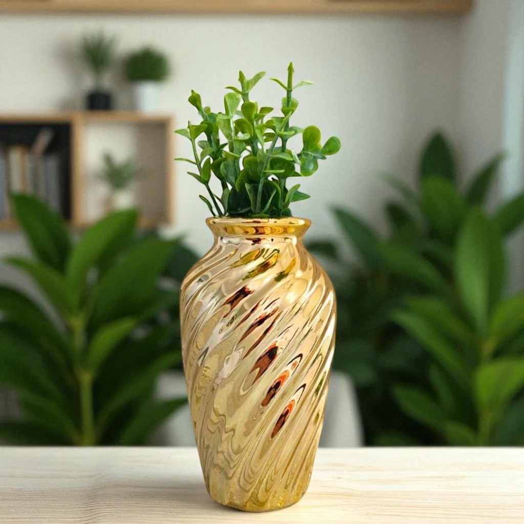 Enfeite decorativo Vaso Vasinho em Porcelana Porta Canetas, Pincel de Maquiagem e Plantinha Enfeite para sala quarto