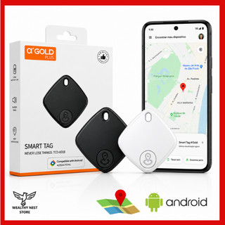 Mini Rastreador Para Dispositivos Android GPS Com Google Find Hub Marca A'Gold Smart Tag …