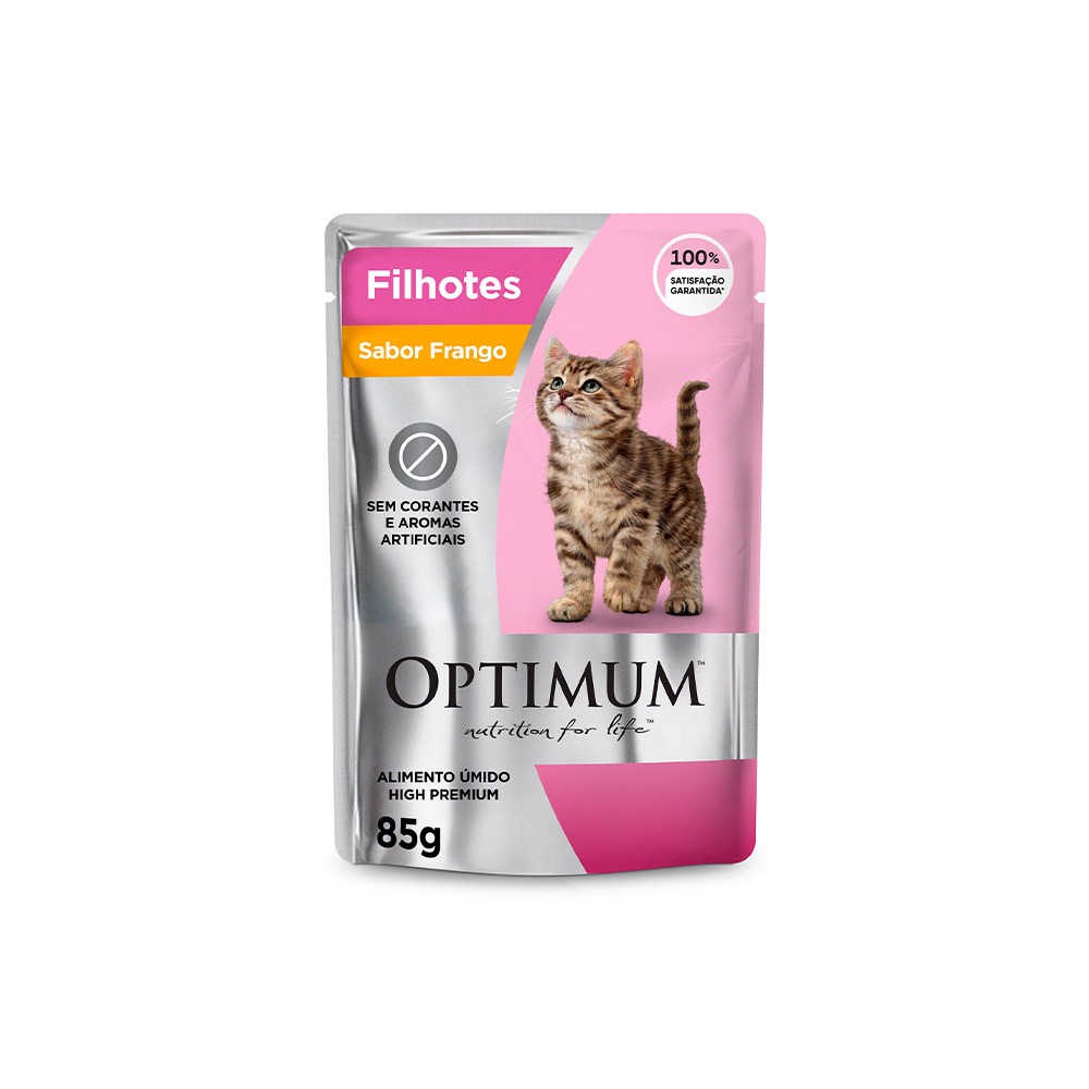 Sachê Optimum Para Gatos - 85g