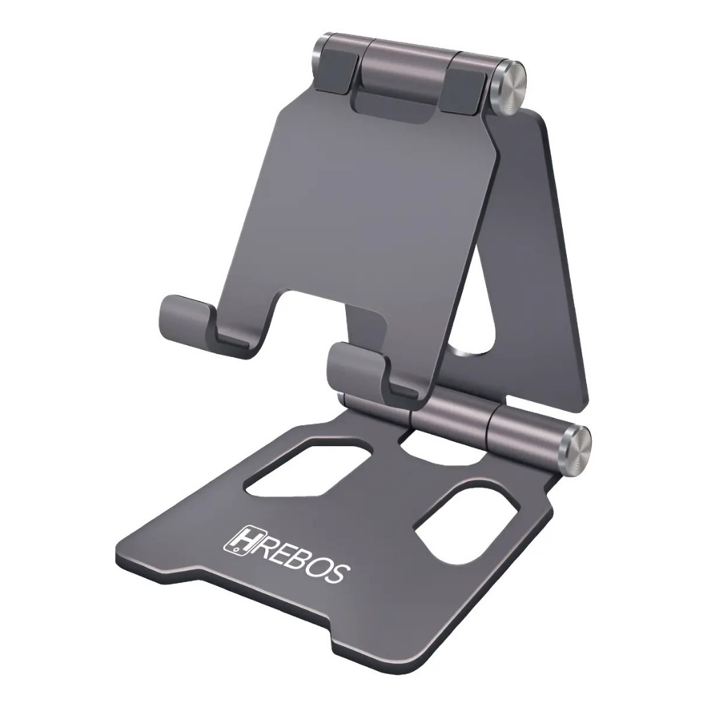 Suporte para Celular de Mesa Ajustável 360° Universal Dobrável Tablet e Smartphone Vários Ângulos