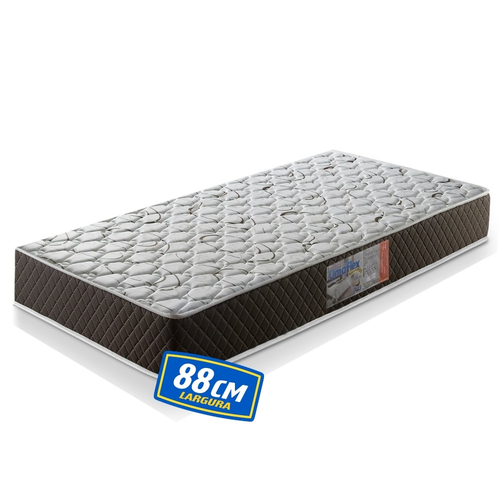 Colchão Solteiro Espuma D23 88cmx188cm Bronze Umaflex