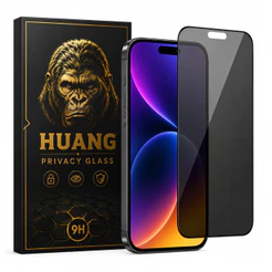 Película Privacidade Anti Spy 9H Vidro Temperado iPhone 11 Ao 17 Pro Max Toque 100%